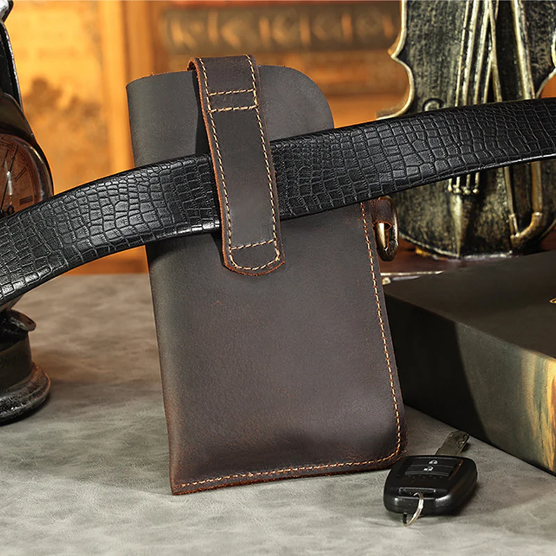 Multifunctional Leather Mobile Phone Bag - Image 10