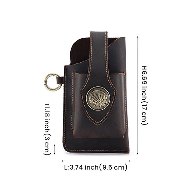 Multifunctional Leather Mobile Phone Bag - Image 16
