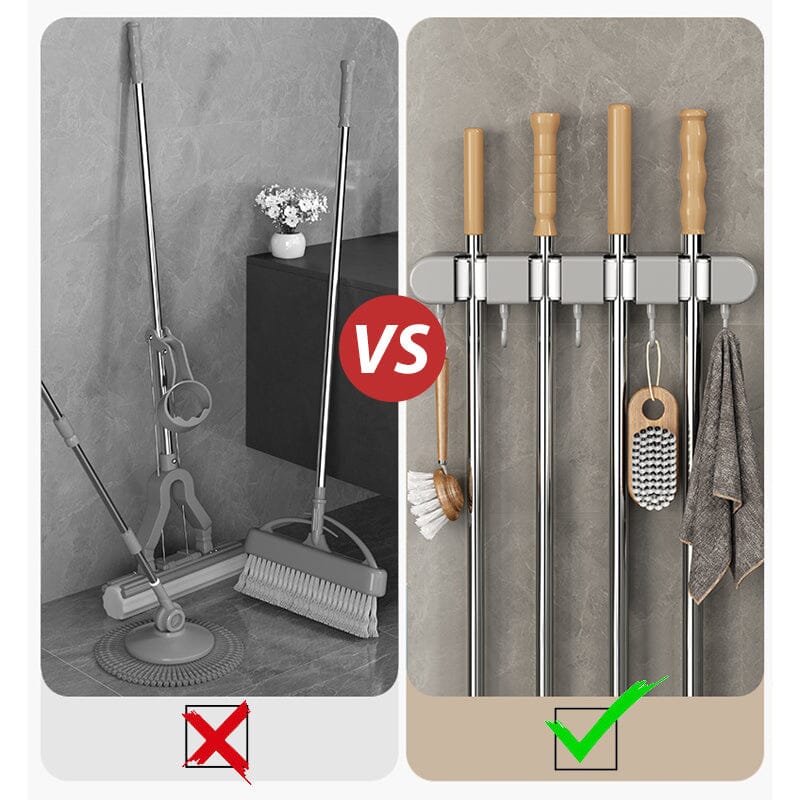 Multifunctional Mop Holder with Hook - Image 7