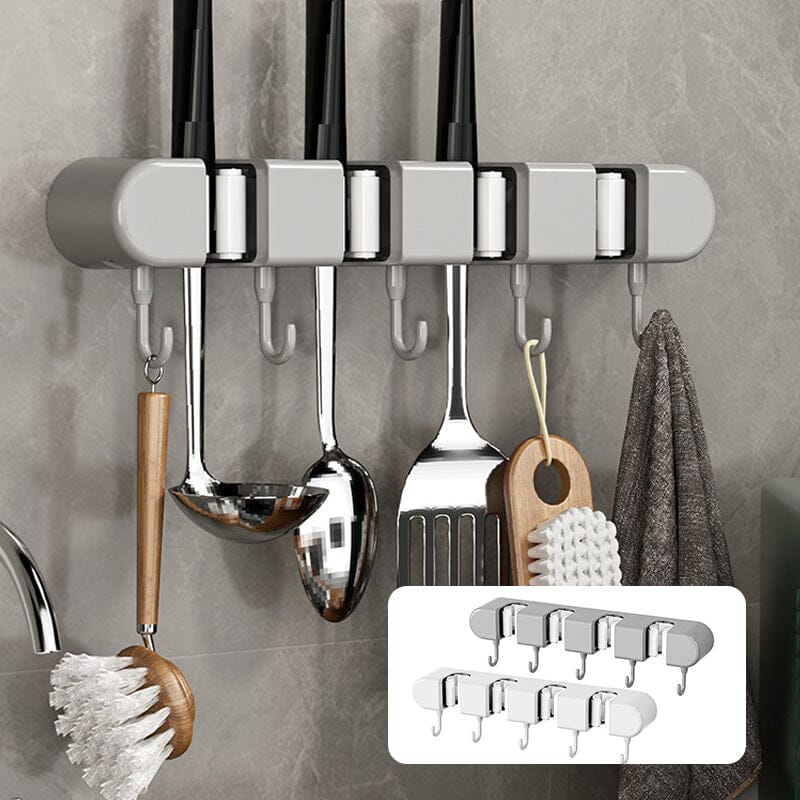 Multifunctional Mop Holder with Hook - Image 9