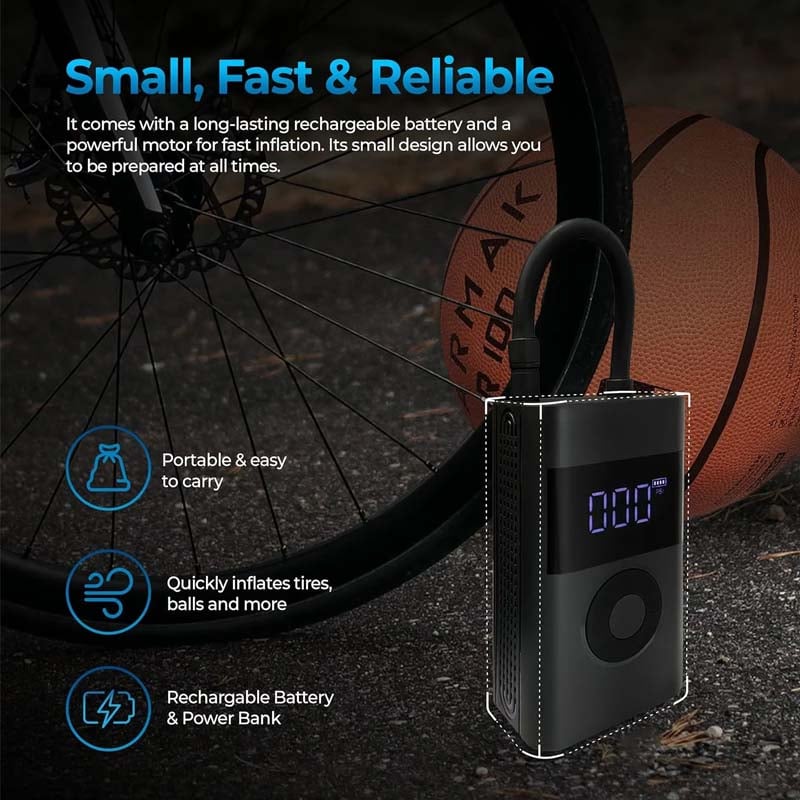 Multifunctional Portable Tire Airpump - Image 15