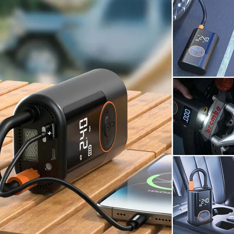 Multifunctional Portable Tire Airpump - Image 2