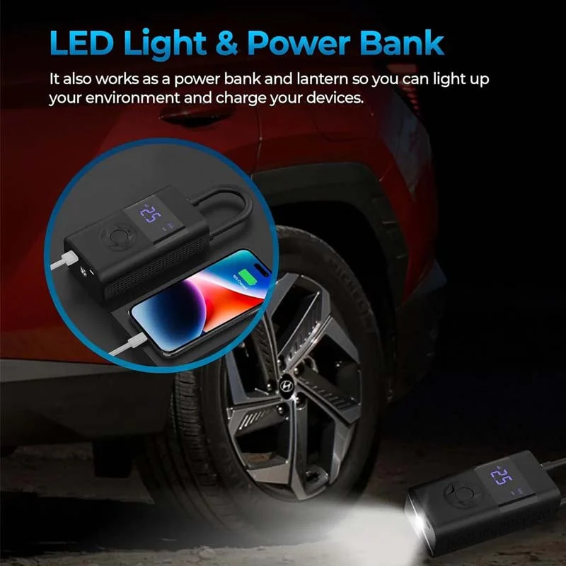Multifunctional Portable Tire Airpump - Image 8