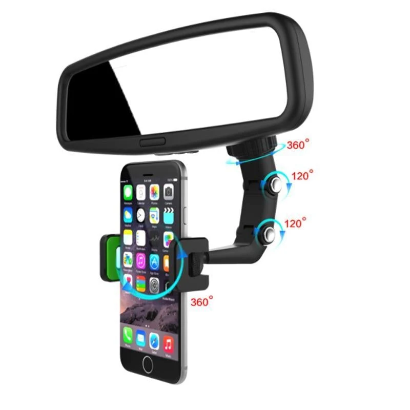 Multifunctional Rearview Mirror Phone Holder - Image 7