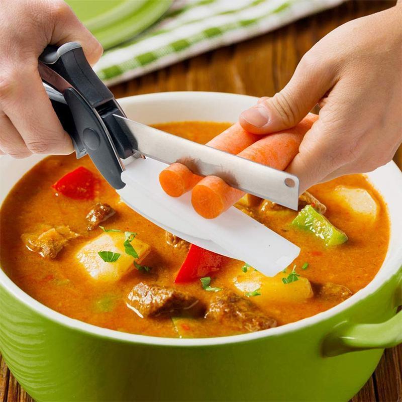 Multifunctional Scissors Food Vegetable Scissors - Image 2
