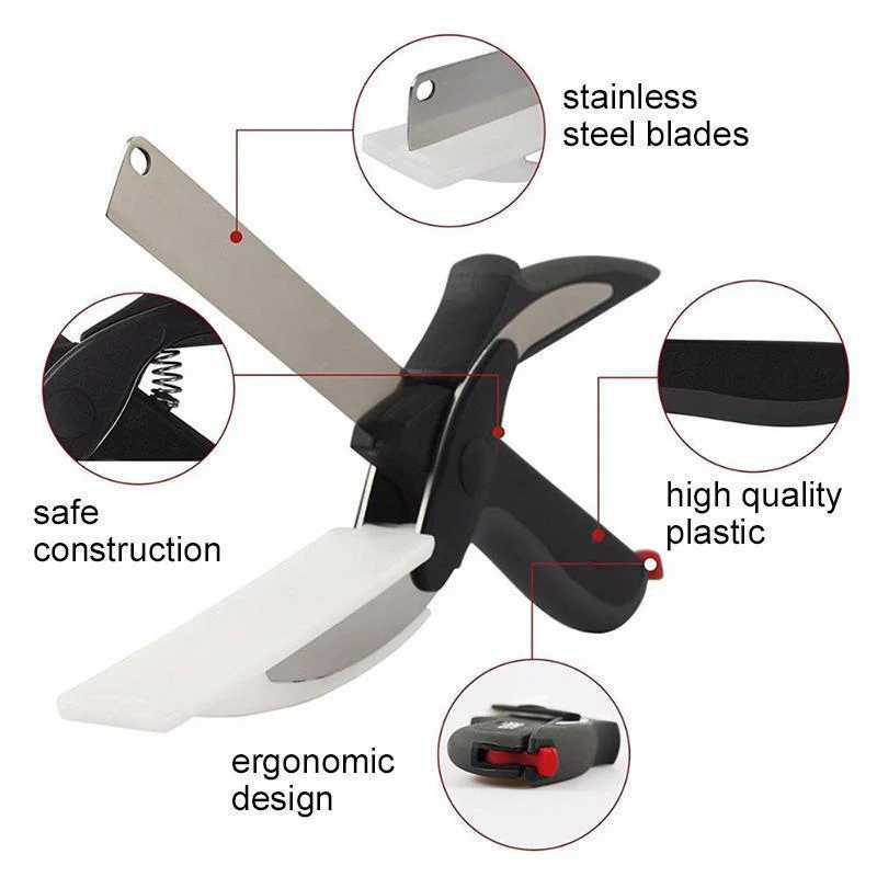 Multifunctional Scissors Food Vegetable Scissors - Image 4