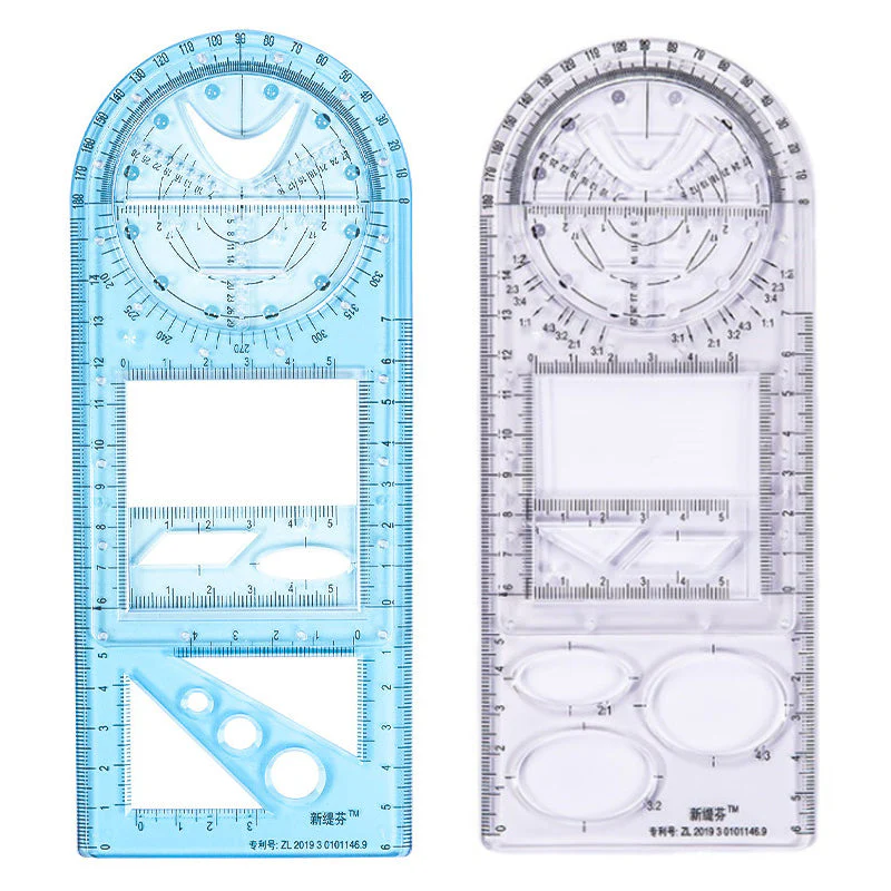 Multifunctional Student Math Ruler - Image 8