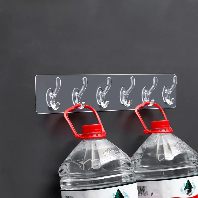Multifunctional Transparent 6 Hooks - Image 6
