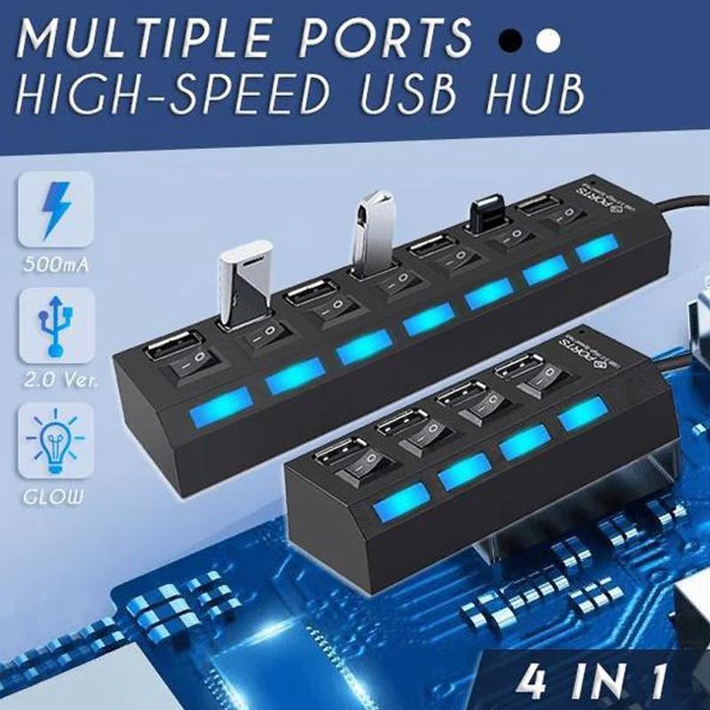 Multiple Ports High-Speed USB Hub - Image 3