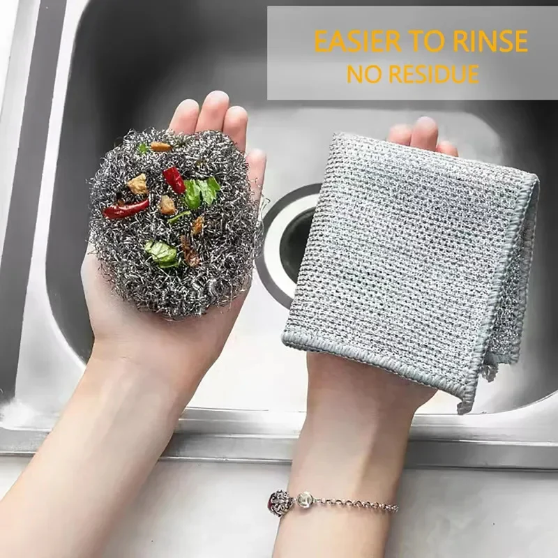 【UP TO 57% OFF】Multipurpose Wire Dishwashing Rags - Image 5