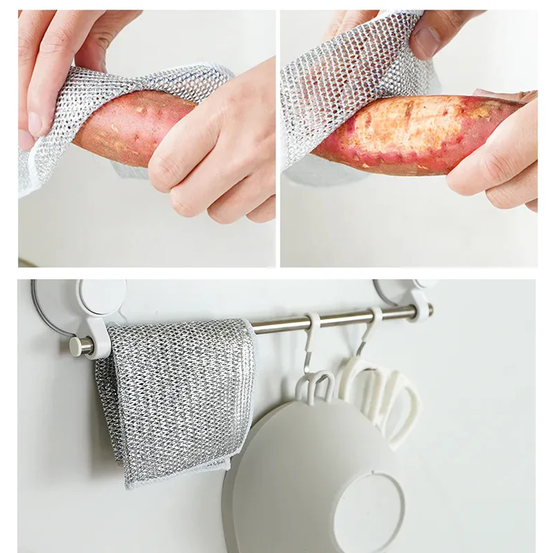 【UP TO 57% OFF】Multipurpose Wire Dishwashing Rags - Image 6