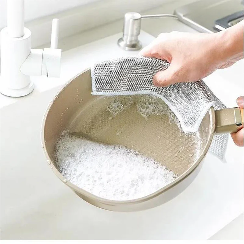 【UP TO 57% OFF】Multipurpose Wire Dishwashing Rags - Image 8