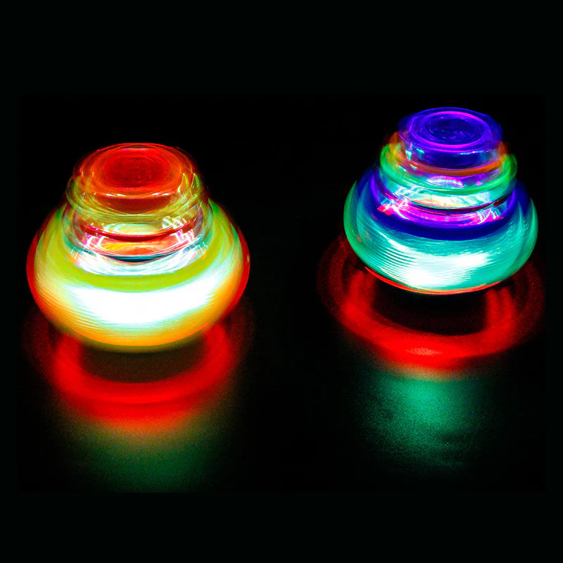 Music Flashing Spinners Toy with Launcher - Image 7