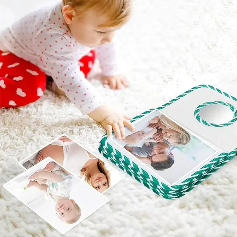 My First Baby Photo Book with Safe Mirror - Image 4