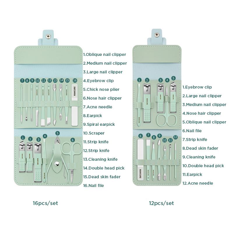 Nail Clippers Portable Set (12/16pcs) - Image 18