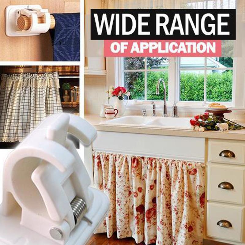 Nail-free Adjustable Rod Bracket Holders - Image 4