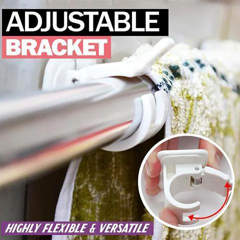 Nail-free Adjustable Rod Bracket Holders - Image 8