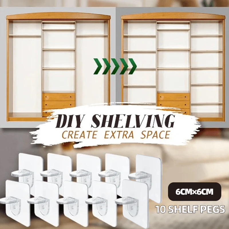 Nail-free Shelf Support Peg10 - Image 2