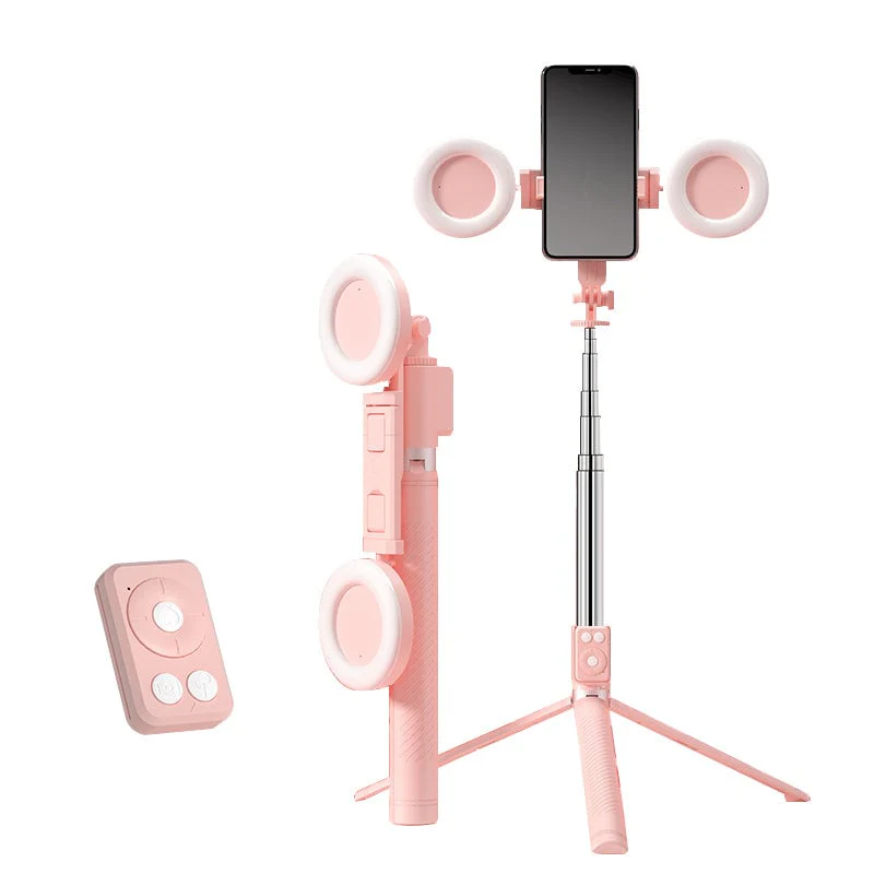 New 6 in 1 Selfie Stick With Fill Light - Image 13
