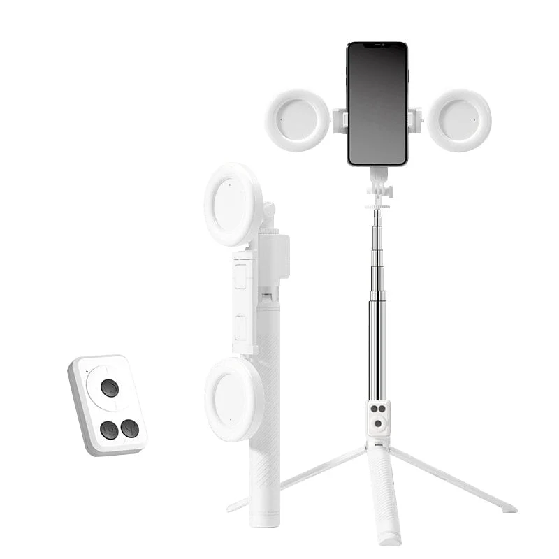 New 6 in 1 Selfie Stick With Fill Light - Image 15