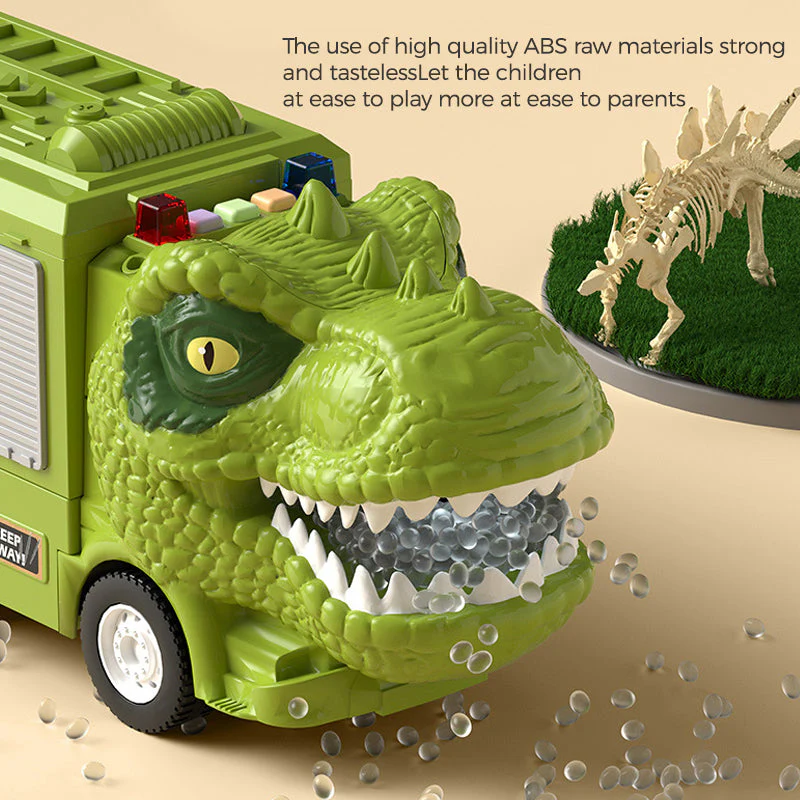 New Dinosaur Transforming Engineering Truck Track Toy Set - Image 4