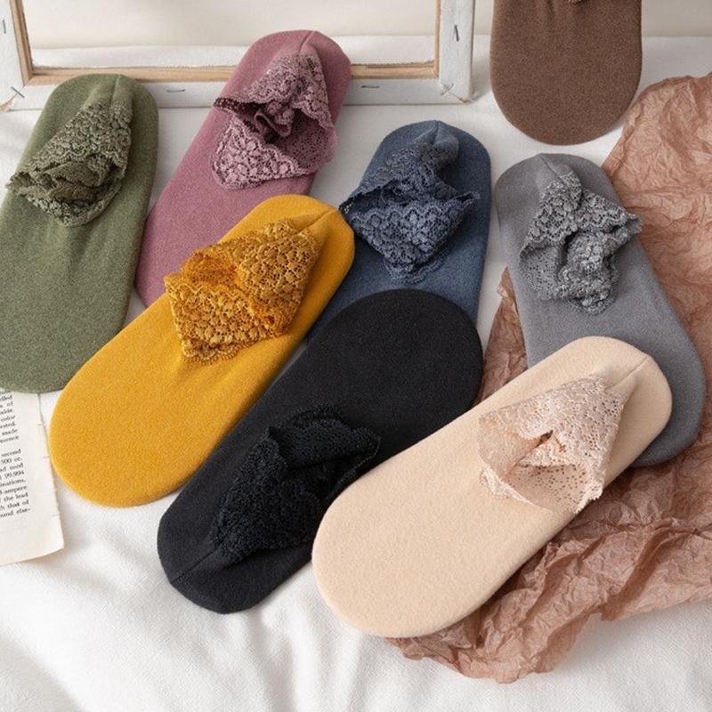 New Fashion Lace Warmer Socks - Image 6