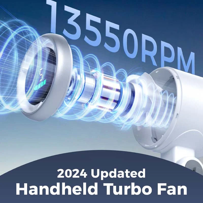 New Hand Folding High-Speed Turbine Fan - Image 13