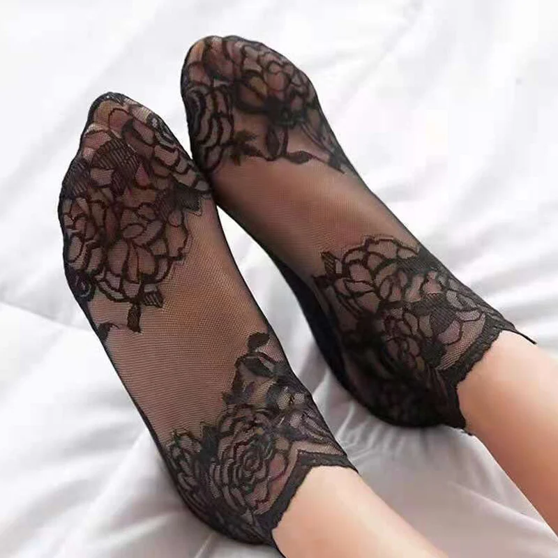 New Ladies Fashion Lace Socks - Image 15