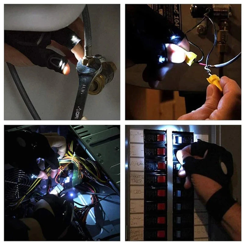 Convenient LED Gloves With Waterproof Lights - Image 11