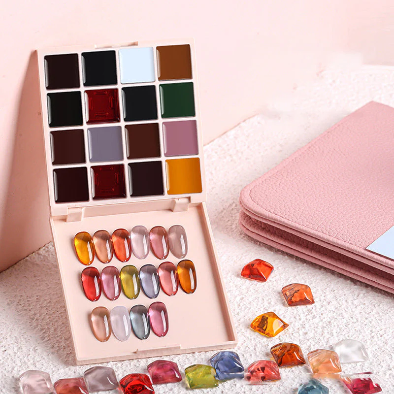 New Model 16 Colors Solid Nail Polish Platter - Image 15