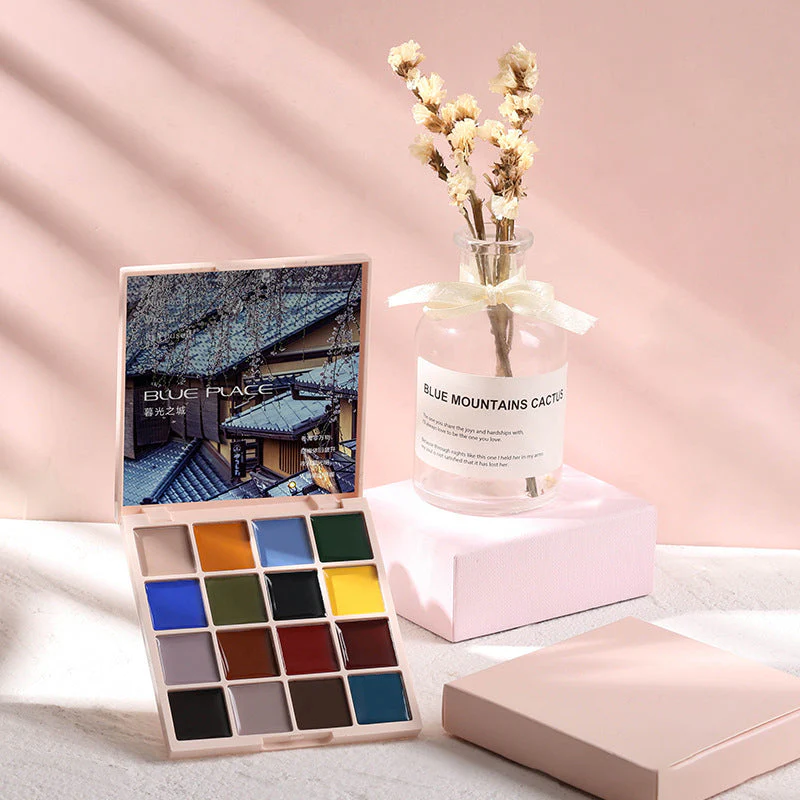 New Model 16 Colors Solid Nail Polish Platter - Image 17