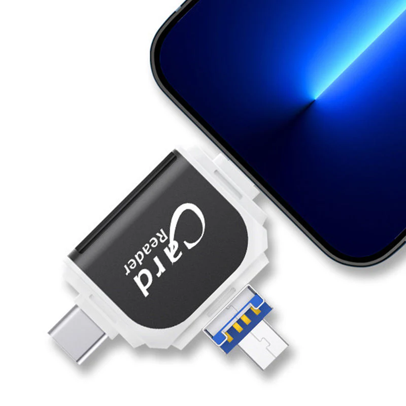 Multi-Port 4 in 1 Universal SD TF Card Reader - Image 7