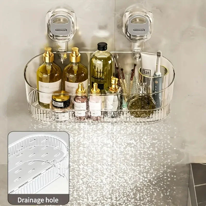 No-Drill Bathroom Suction Storage Box - Image 6