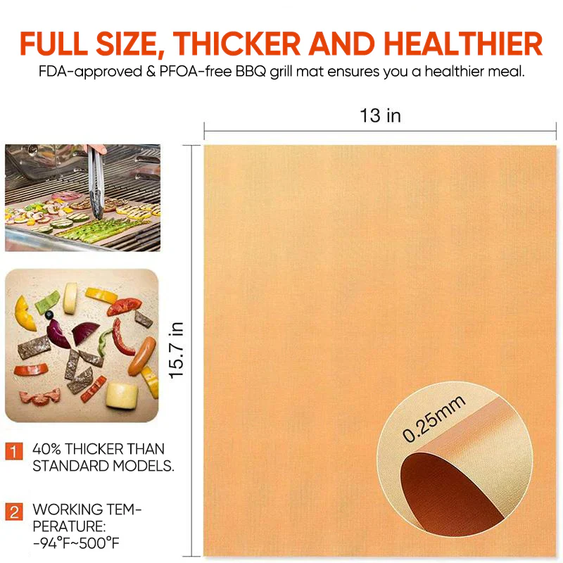Non-Stick BBQ Baking Mats - Image 8