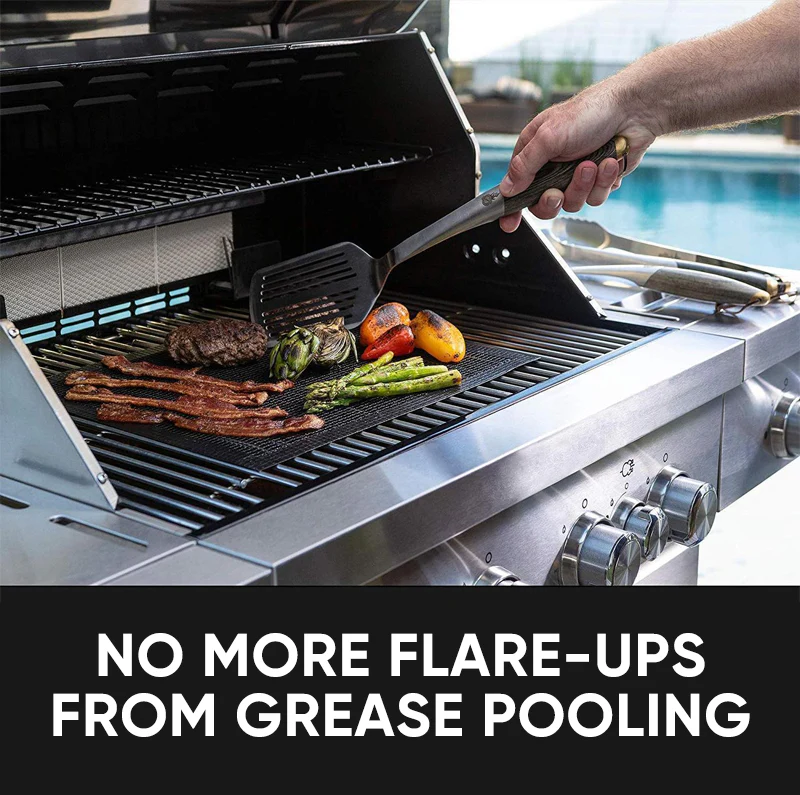 Non-Stick BBQ Grill Mesh Mat - Image 4