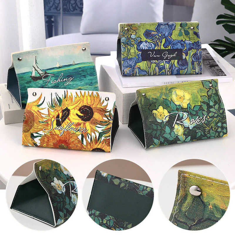 Oil Painting Pastoral Style Paper Box - Image 5