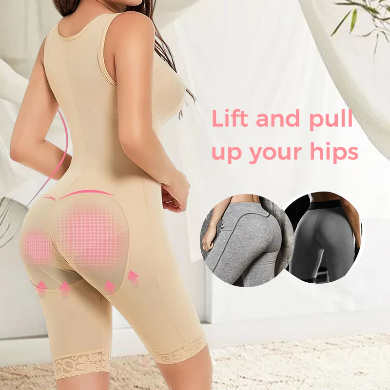 Open File One-Piece Shapewear - Image 2