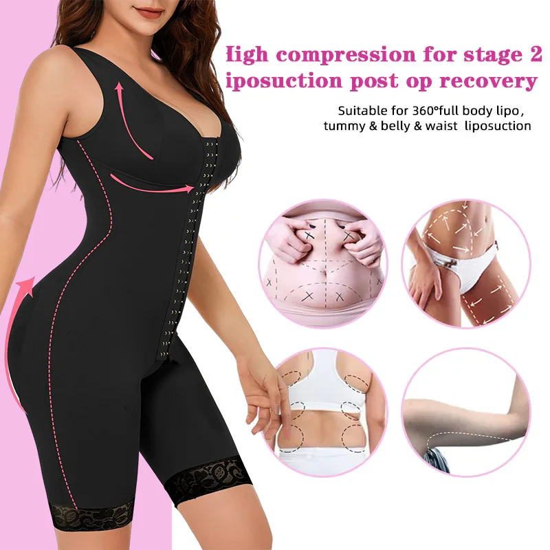 Open File One-Piece Shapewear - Image 4