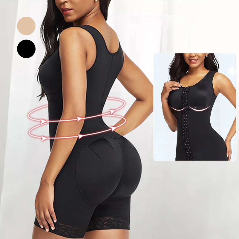 Open File One-Piece Shapewear - Image 5