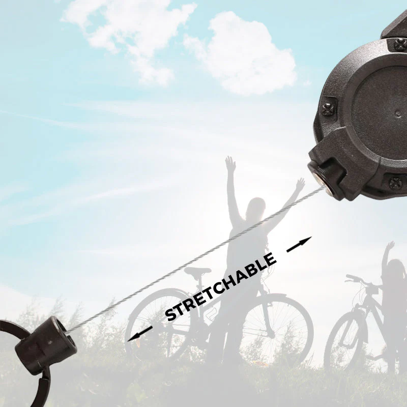 Outdoor Automatic Retractable Wire Rope Luya Tactical Keychain - Image 6