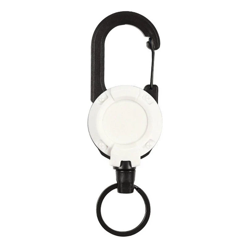 Outdoor Automatic Retractable Wire Rope Luya Tactical Keychain - Image 8