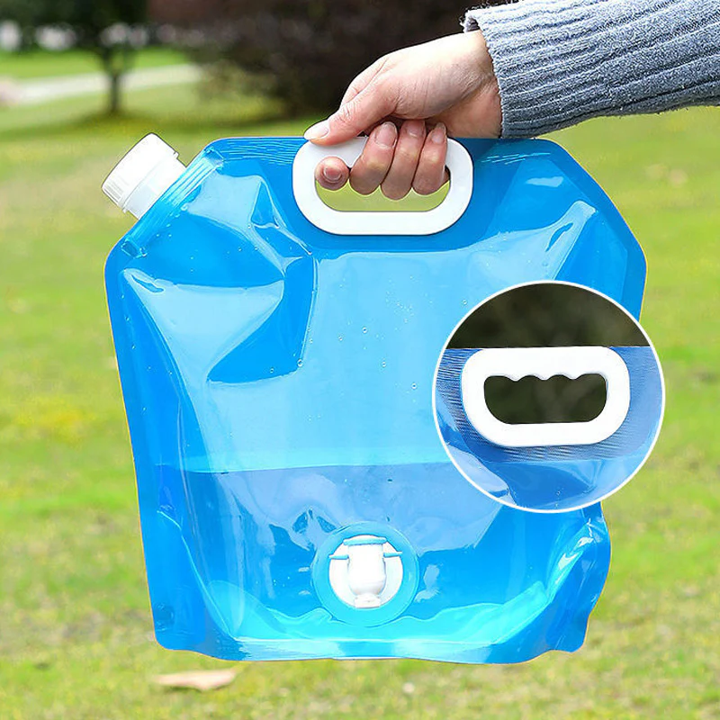 Outdoor Folding Water Bag With Faucet - Image 4