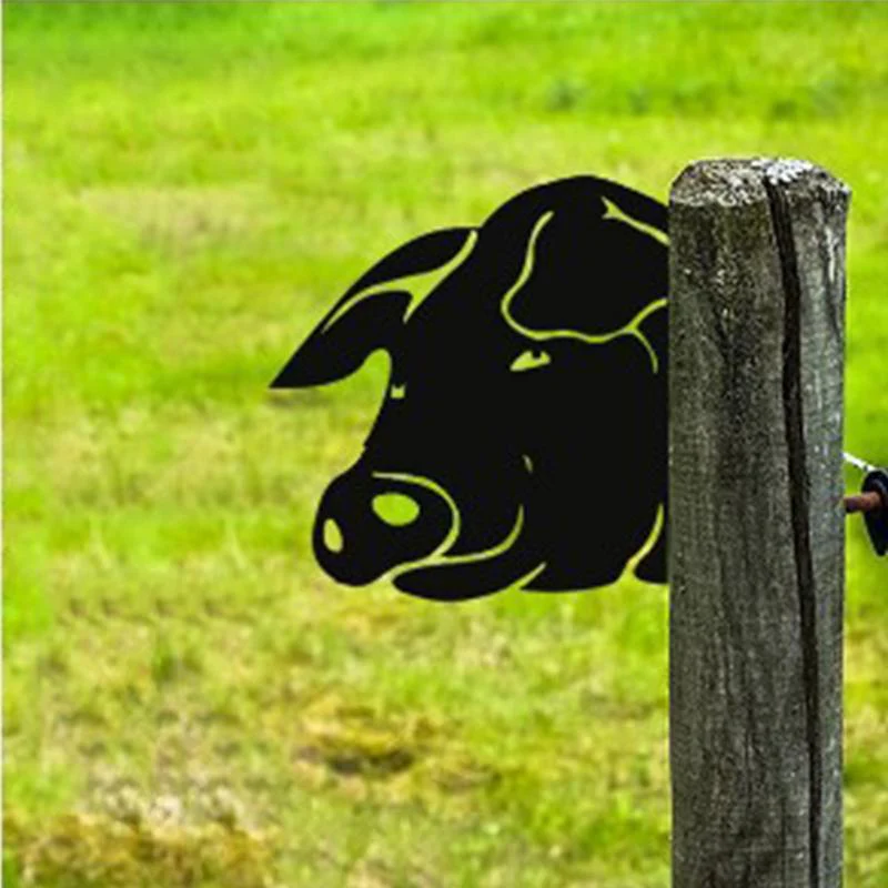Outdoor Garden Farm Peeping Goat Metal Artwork Indoor Decoration - Image 15