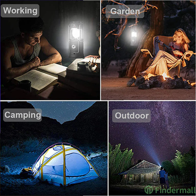 Outdoor LED Camping Light with Fan - Image 5