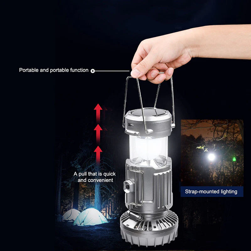 Outdoor LED Camping Light with Fan - Image 7