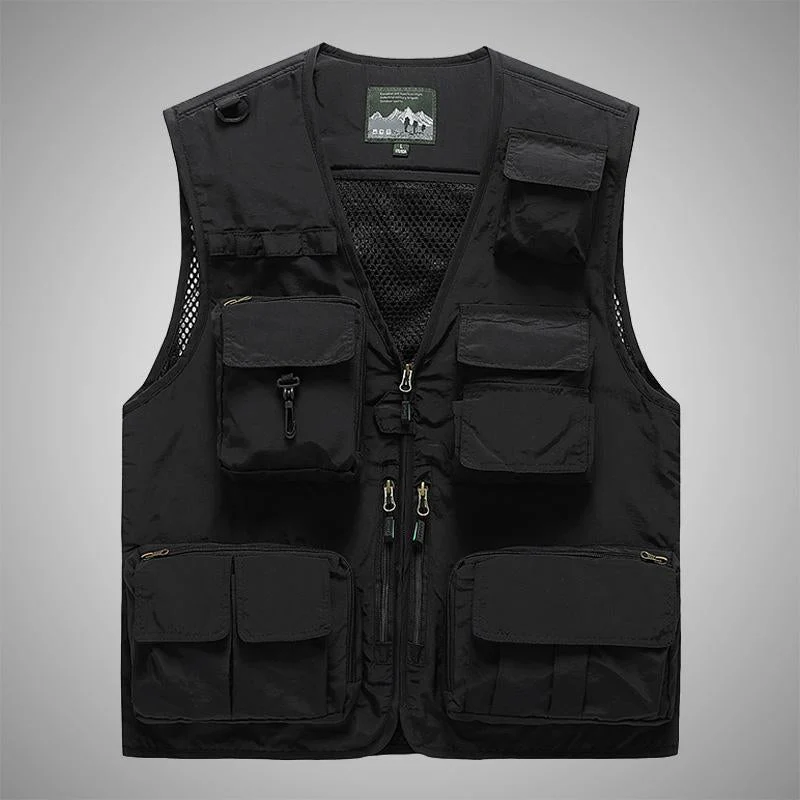 Outdoor Lightweight Mesh Fabric Vest - Image 10
