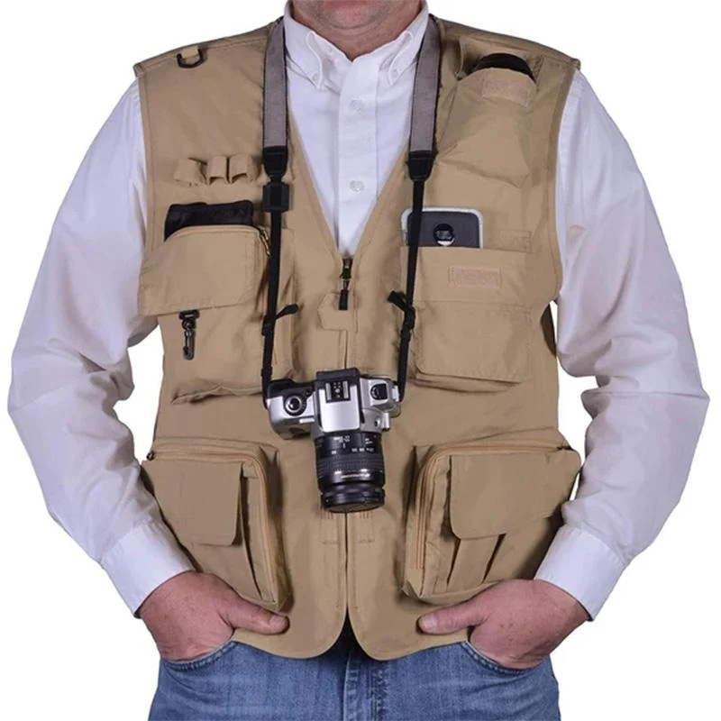 Outdoor Lightweight Mesh Fabric Vest - Image 11