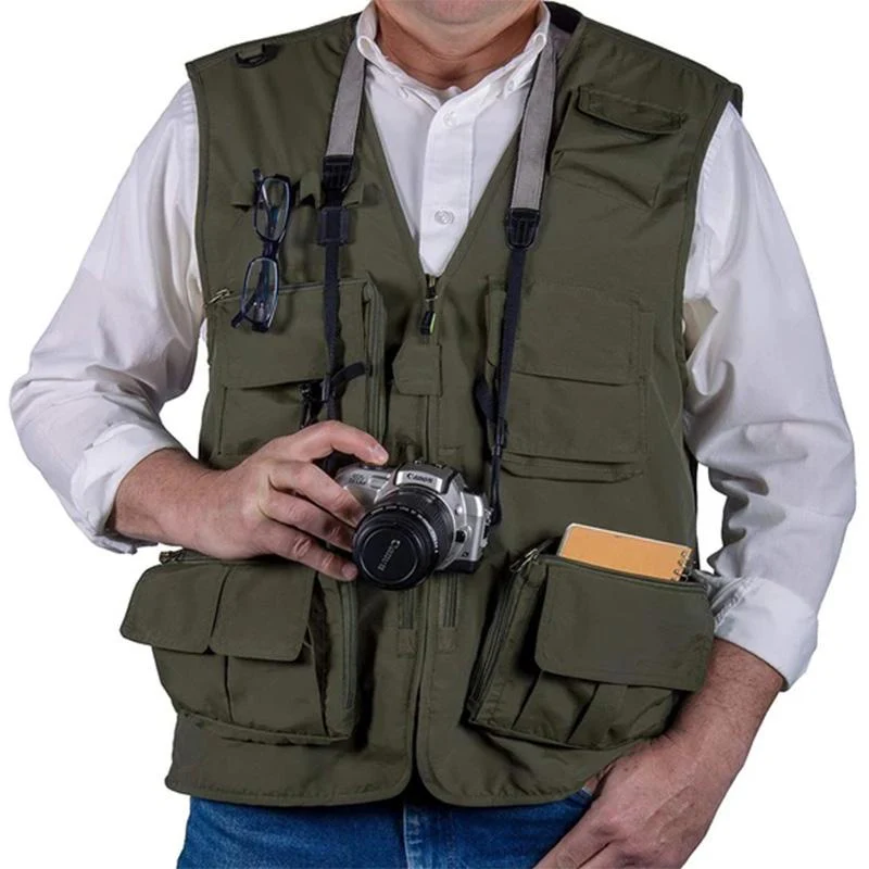 Outdoor Lightweight Mesh Fabric Vest - Image 12