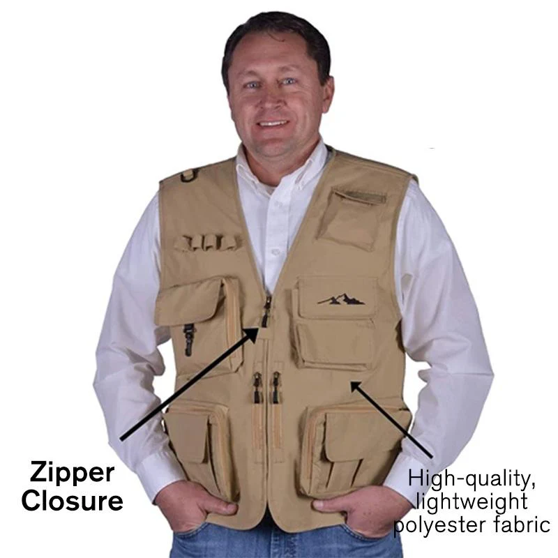 Outdoor Lightweight Mesh Fabric Vest - Image 2