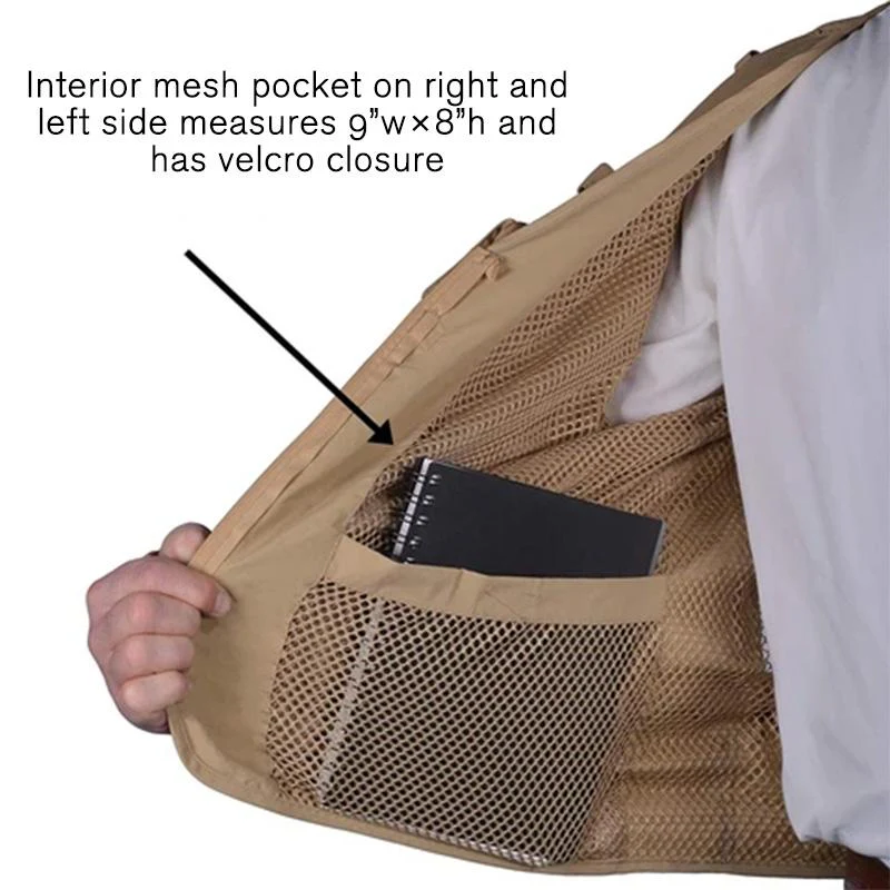 Outdoor Lightweight Mesh Fabric Vest - Image 3